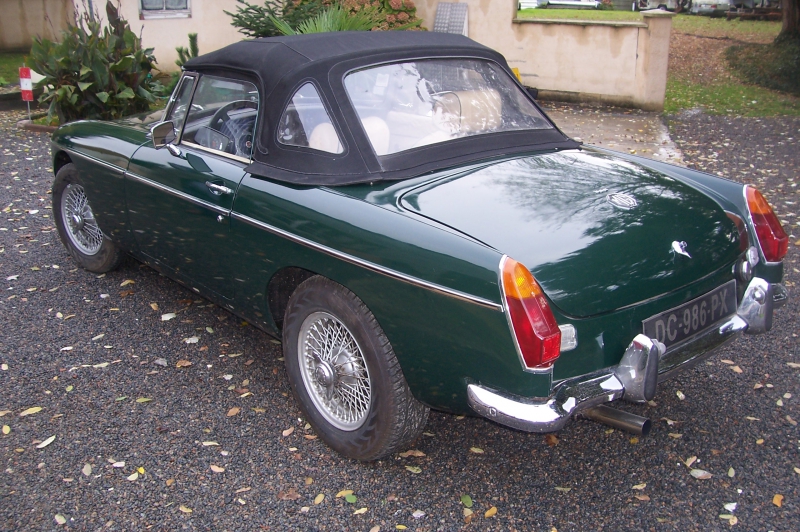 Restauration partielle MGB cabriolet