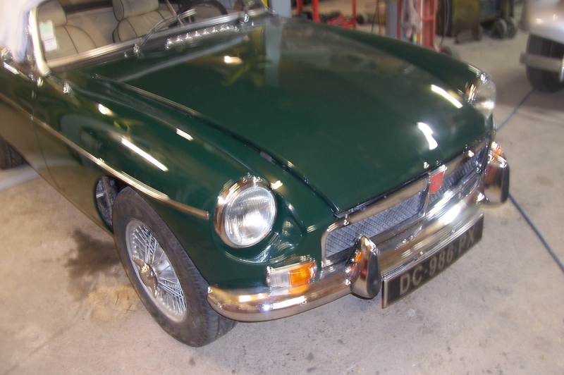 Restauration partielle MGB cabriolet