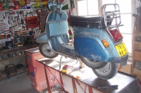 RESTAURATION SCOOTER VESPA PK80 DE 1984