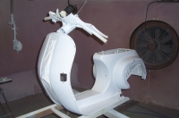 RESTAURATION SCOOTER VESPA PK80 DE 1984