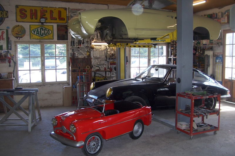 Restauration Peugeot 403 cabriolet manège 1960