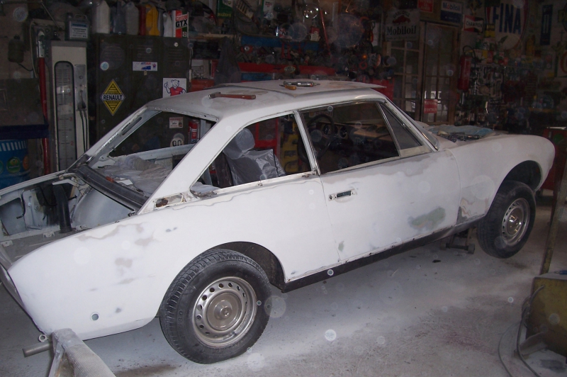 Restauration Coupé Peugeot 504 Pinifarina