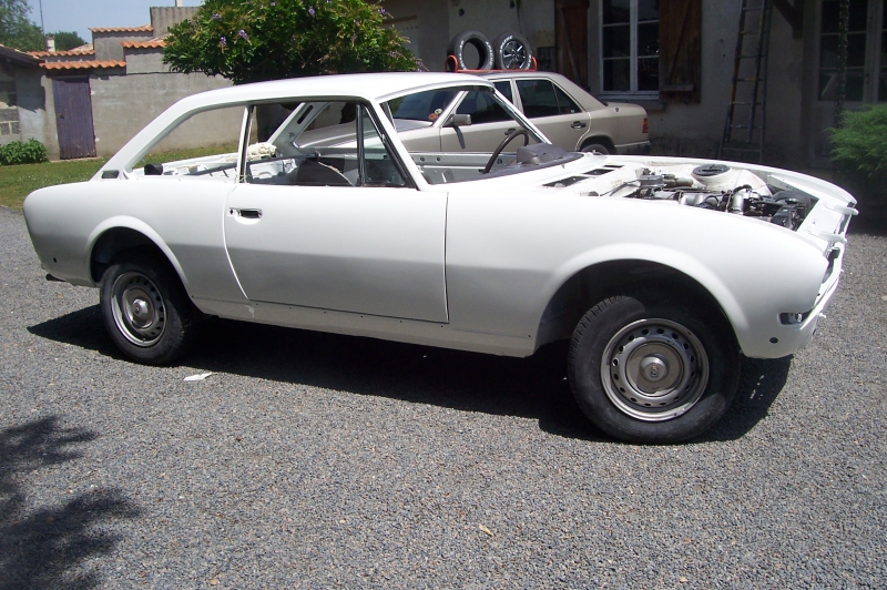 Restauration Coupé Peugeot 504 Pinifarina